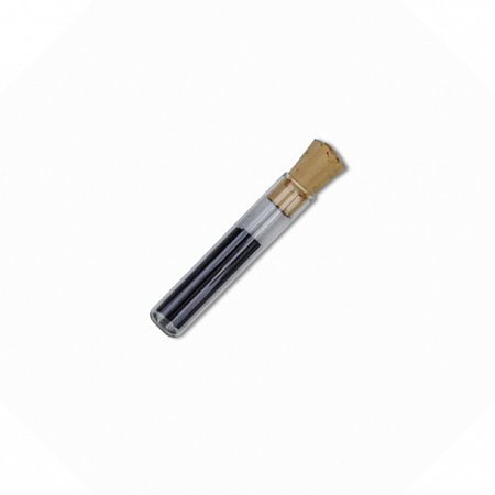 e+m Graphite Leads Glass Tube (12 pcs) - 1.18mm HB