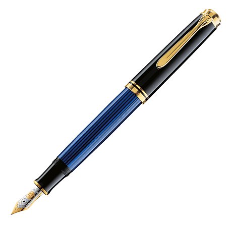 Pelikan Souveran M600 Black-Blue - Fountain [M]