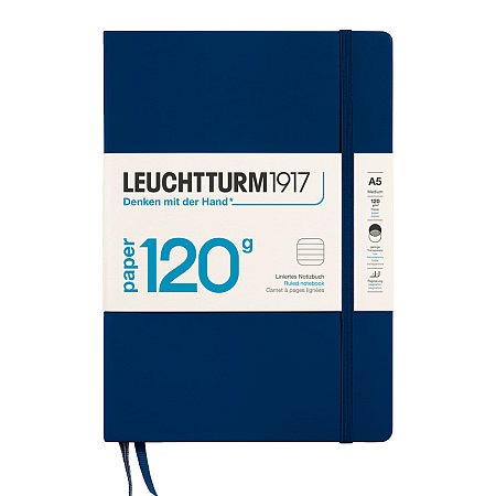 Leuchtturm1917 Notebook A5 120g Ruled - Navy